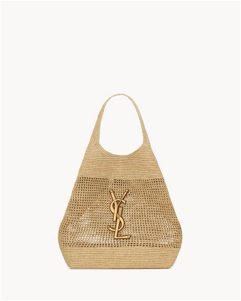 ysl raffa|ICARE IN RAFFIA .